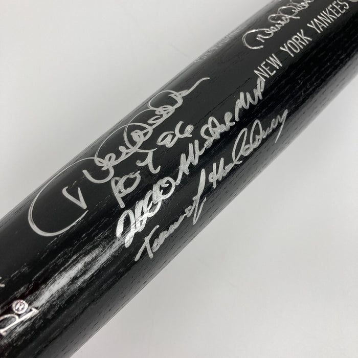 Derek Jeter "1996 ROY, 2000 All Star MVP Team Of The Century" Signed Bat Beckett