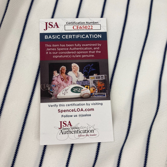 Wade Boggs Signed Authentic New York Yankees Russell Jersey JSA COA