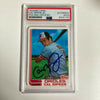 1982 Topps Traded Cal Ripken Jr RC Rookie Signed Porcelain Baseball Card PSA DNA