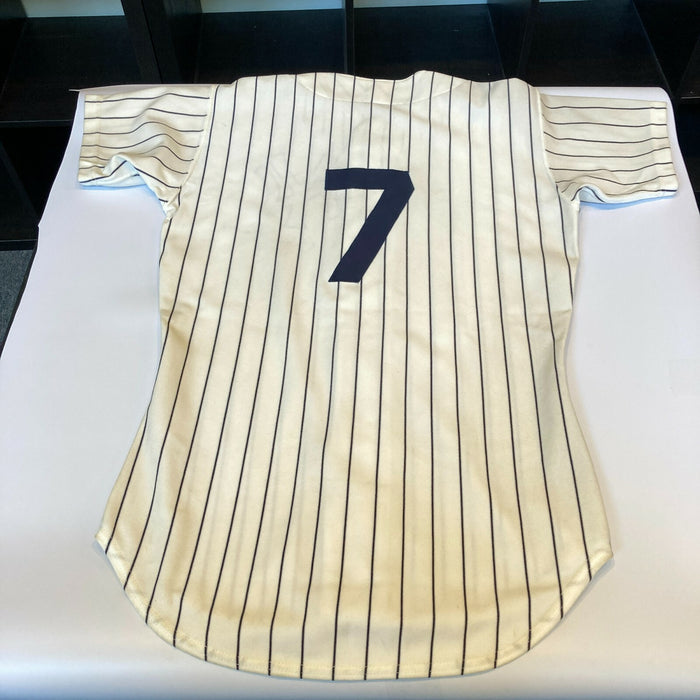Mickey Mantle Signed Vintage 1970's New York Yankees Game Model Jersey JSA COA