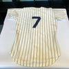 Mickey Mantle Signed Vintage 1970's New York Yankees Game Model Jersey JSA COA