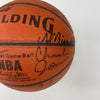 1984-85 Phoenix Suns Team Signed Game Used Spalding Official Basketball Beckett