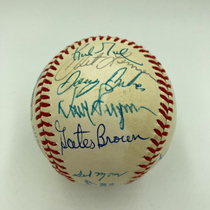 1984 Detroit Tigers World Series Champs Team Signed Baseball JSA COA