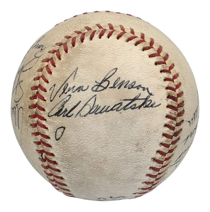 1961 St. Louis Cardinals Team Signed NL Baseball Stan Musial JSA COA