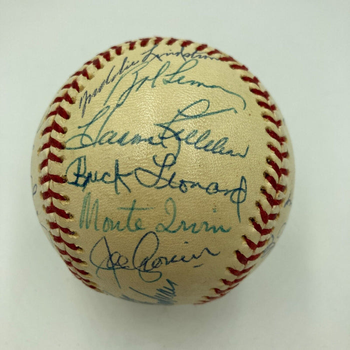 Hank Greenberg Stan Musial Yogi Berra HOF Multi Signed Baseball 27 Sigs JSA COA