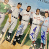 Willie Mays Hank Aaron 500 Home Run Club Signed Litho Photo 9 Sigs JSA COA