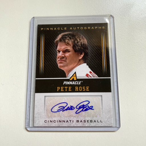 2013 Pinnacle Panini Pete Rose Auto Signed Baseball Card