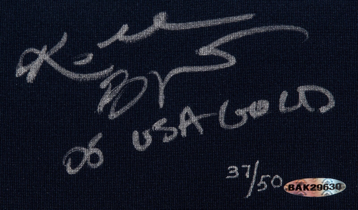 Kobe Bryant "2008 USA Gold" Signed Team USA Olympics Jersey UDA Upper Deck 37/50