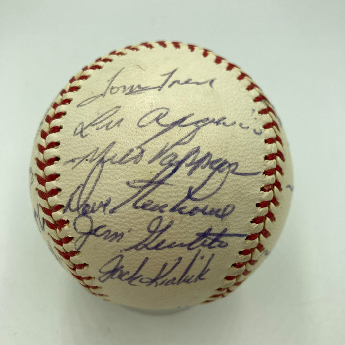 1962 All Star Game Team Signed Official National League Baseball JSA COA