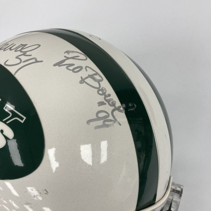 Mo Lewis 1999 Pro Bowl Signed Game Used New York Jets Helmet JSA COA