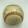 1953 New York Yankees World Series Champs Team Signed Baseball Mickey Mantle JSA