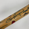 Beautiful Hall Of Fame Multi Signed Baseball Bat 54 Sigs Hank Aaron PSA DNA