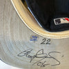 Roger Clemens Signed 2000 New York Yankees Game Used Baseball Cap JSA COA