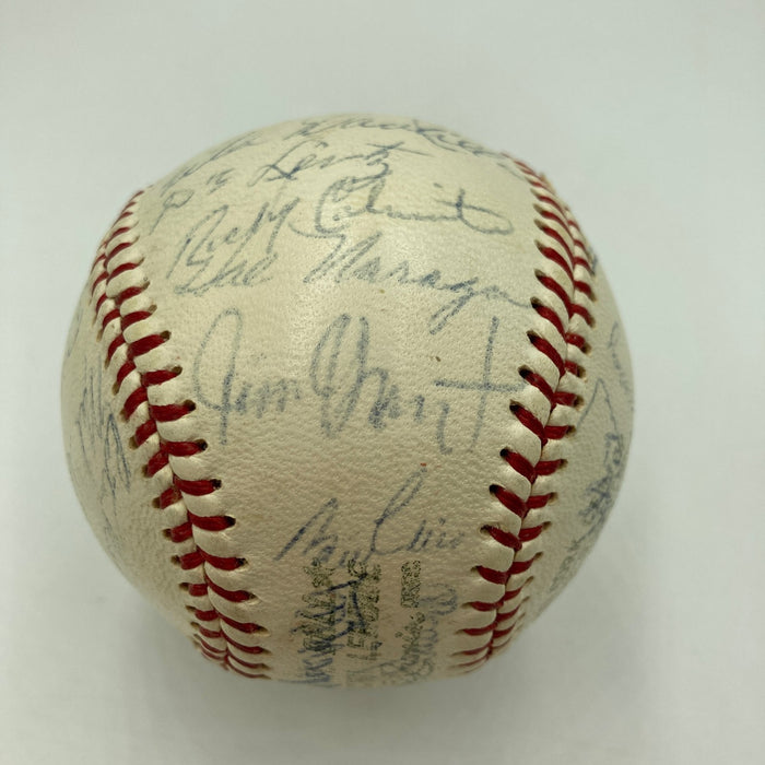 1965 All Star Game Team Signed American League Baseball 30 Sigs JSA COA