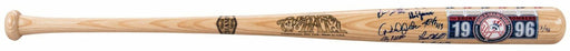 Stunning 1996 New York Yankees W.S. Champs Team Signed Bat Beckett COA LE #3/96