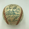 Beautiful 1958 Cubs Team Signed National League Baseball Ernie Banks JSA COA