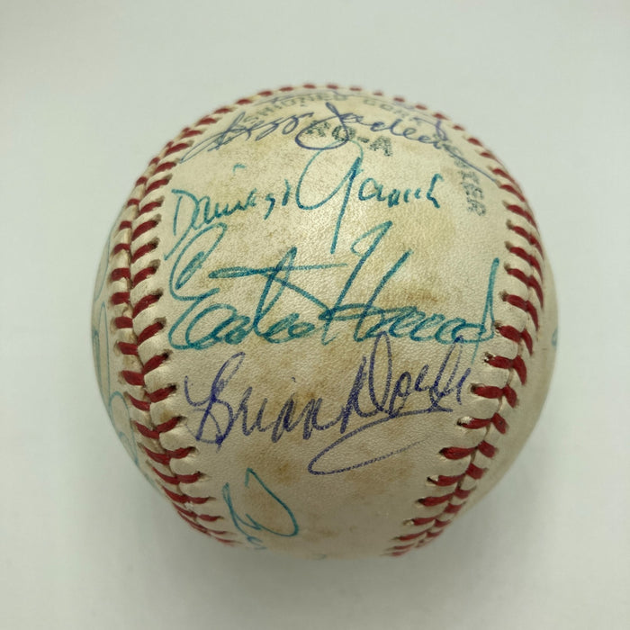 1978 Yankees World Series Champs Team Signed American League Baseball JSA COA