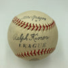 Earl Moore Single Signed Vintage Baseball 1907 New York Yankees Beckett COA