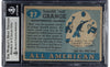Red Grange Signed 1955 Topps All-American #27 Football Card BGS Certified