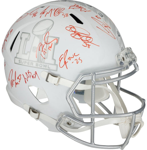 Tom Brady 2016 New England Patriots Super Bowl LI Champs Team Signed Helmet PSA
