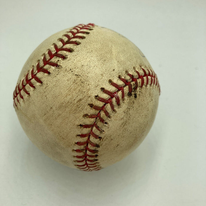 Derek Jeter "1270 Hits 9-16-08 Passing Lou Gehrig" Signed Game Used Baseball
