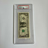 Reggie White Signed Autographed $1 One Dollar Bill PSA DNA COA NFL