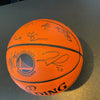 2016-17 Golden State Warriors NBA Champs Team Signed Game Basketball Beckett COA