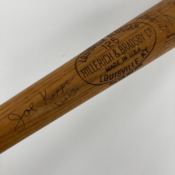 1962 Los Angeles Angels Team Signed Bobby Del Greco Game Used Bat PSA DNA COA