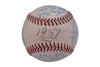 1957 Milwaukee Braves World Series Champs Team Signed Baseball Beckett COA