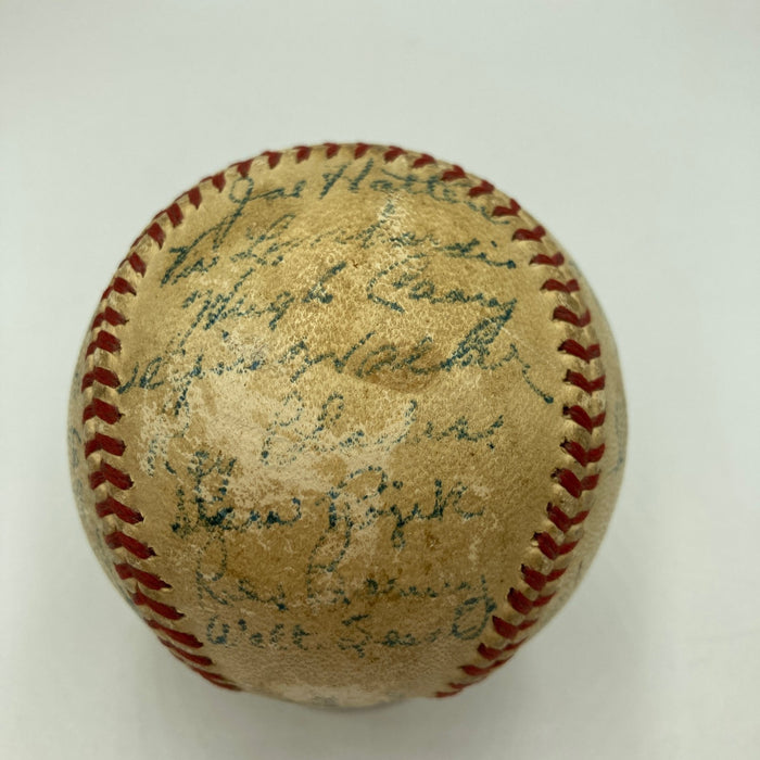 1947 Brooklyn Dodgers NL Champs Team Signed Baseball JSA COA