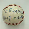 Jay Berwanger Signed 1950's American League Cronin Baseball Heisman Trophy JSA