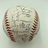 2008 Tampa Bay Rays AL Champs Team Signed World Series Baseball JSA COA