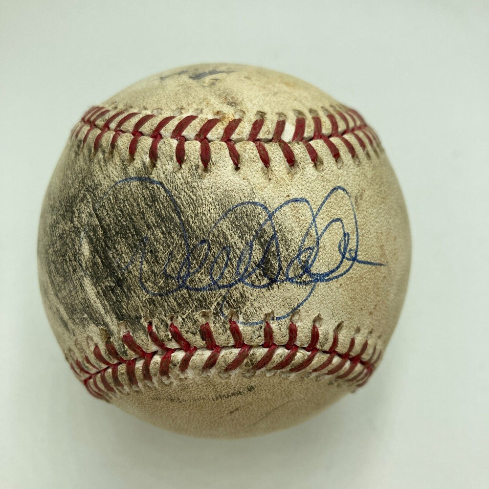 Derek Jeter 2011 3,000th Hit Season Signed Game Used MLB Baseball Steiner COA