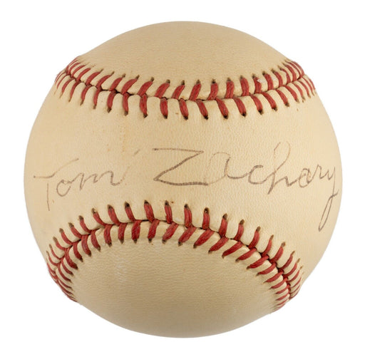 Tom Zachary Babe Ruth 60th Home Run Pitcher Single Signed Baseball JSA COA RARE