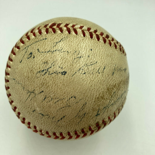 1950's Game Used American League Baseball Actually Hit By Yogi Berra MEARS COA