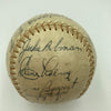 1955 Brooklyn Dodgers W.S. Champs Team Signed Baseball Jackie Robinson PSA & JSA