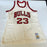 Michael Jordan Rookie Era Signed 1980's Sand Knit Chicago Bulls Jersey Beckett