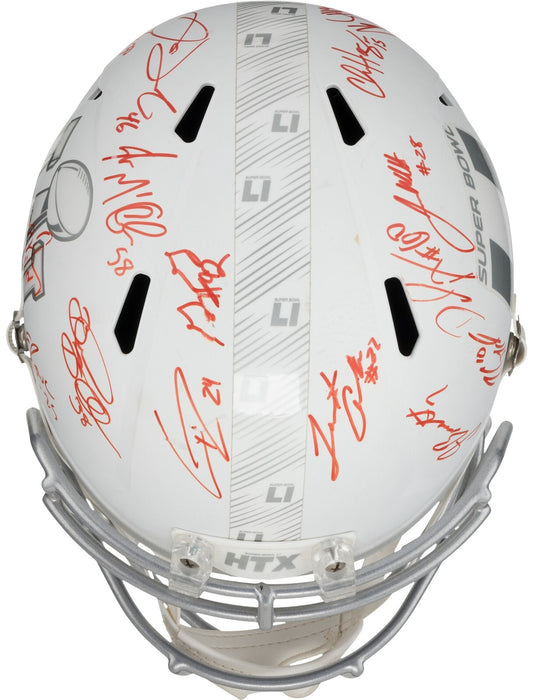 Tom Brady 2016 New England Patriots Super Bowl LI Champs Team Signed Helmet PSA