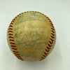 Roger Maris Rookie 1957 Cleveland Indians Team Signed Baseball JSA COA