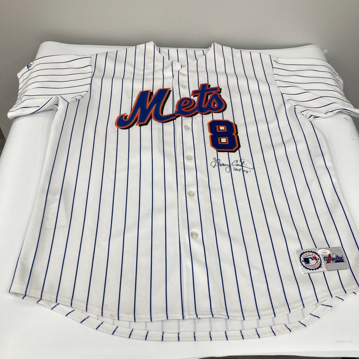 Gary Carter Hall Of Fame 2003 Signed Majestic New York Mets Jersey JSA COA