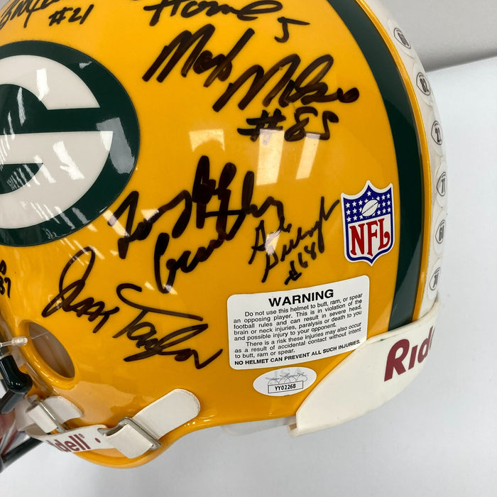 1966 Green Bay Packers Super Bowl 1 Champs Team Signed Authentic Helmet JSA COA