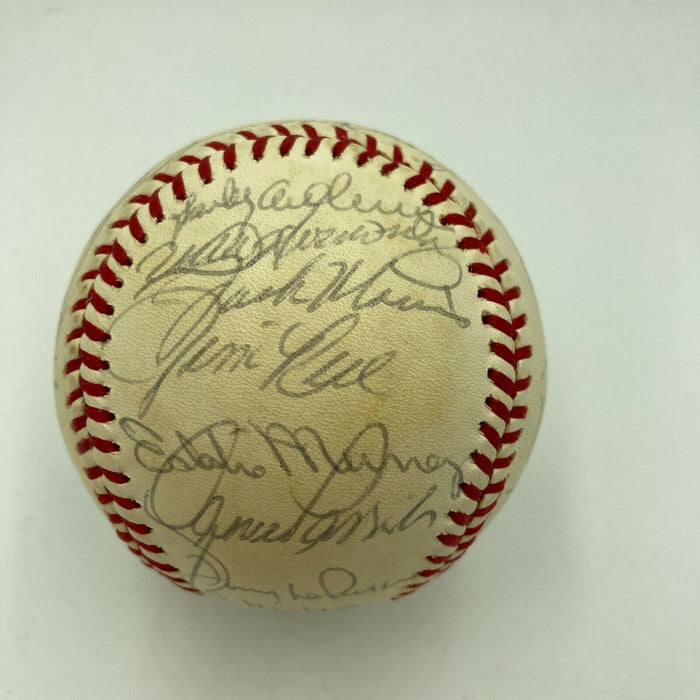 1984 All Star Game Team Signed Baseball 29 Sigs Cal Ripken Jr George Brett JSA