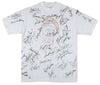 Extraordinary Celebrity Signed T-Shirt 50 Sigs John Glenn Buzz Aldrin Koufax JSA