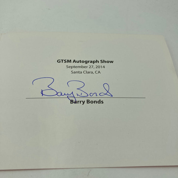 Barry Bonds 73rd Home Run Signed Game Used Baseball JSA & Barry Bonds COA