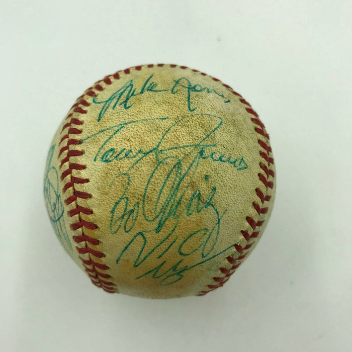 1979 Cleveland Indians Team Signed Game Used Official American League Baseball