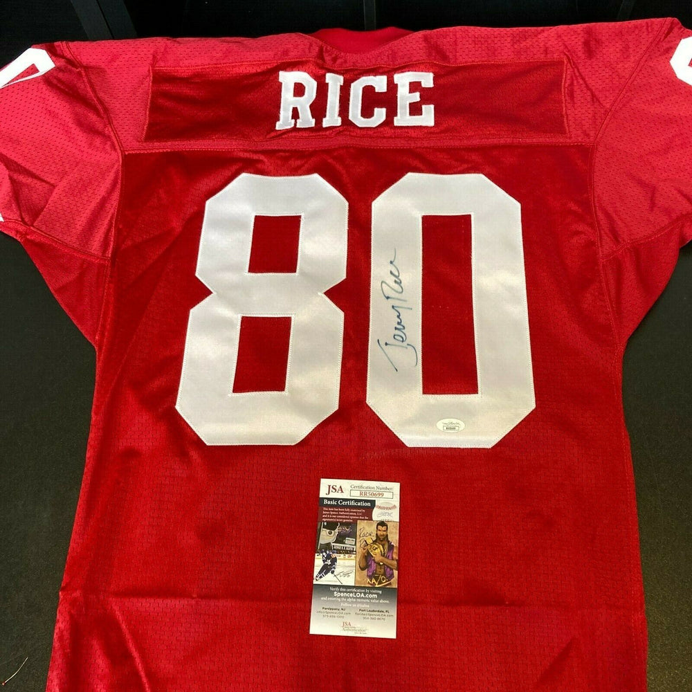 Jerry Rice Signed Authentic 1990's San Francisco 49ers Game Model Jersey JSA COA