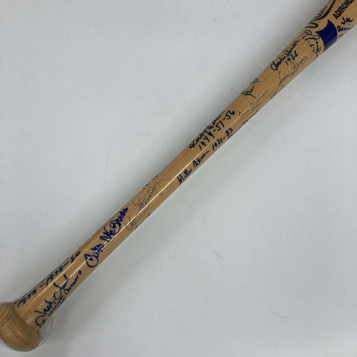 The Finest St. Louis Cardinals HOF Multi Signed Baseball Bat 70+ Sigs! JSA