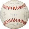 1957 All Star Game Team Signed Baseball Elston Howard Nellie Foxx Yogi Berra PSA