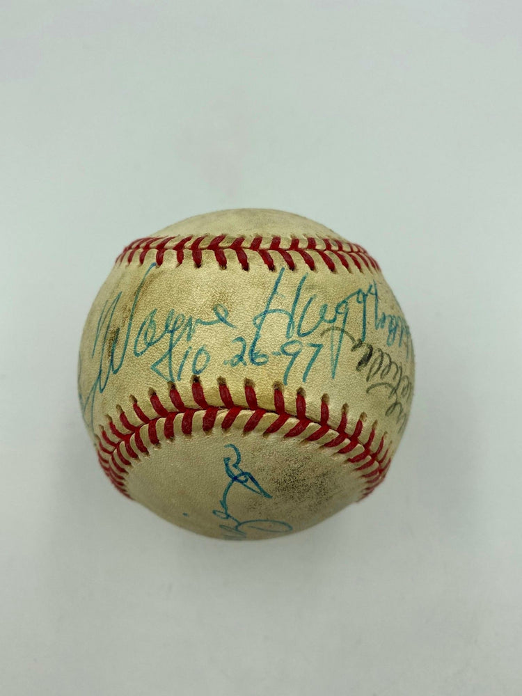 1997 World Series Game 7 Signed Florida Marlins Baseball Owner & Execs JSA COA