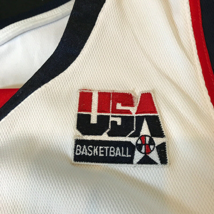 2004 Tim Duncan Game Used Team USA Olympics Jersey With Sports Investors COA